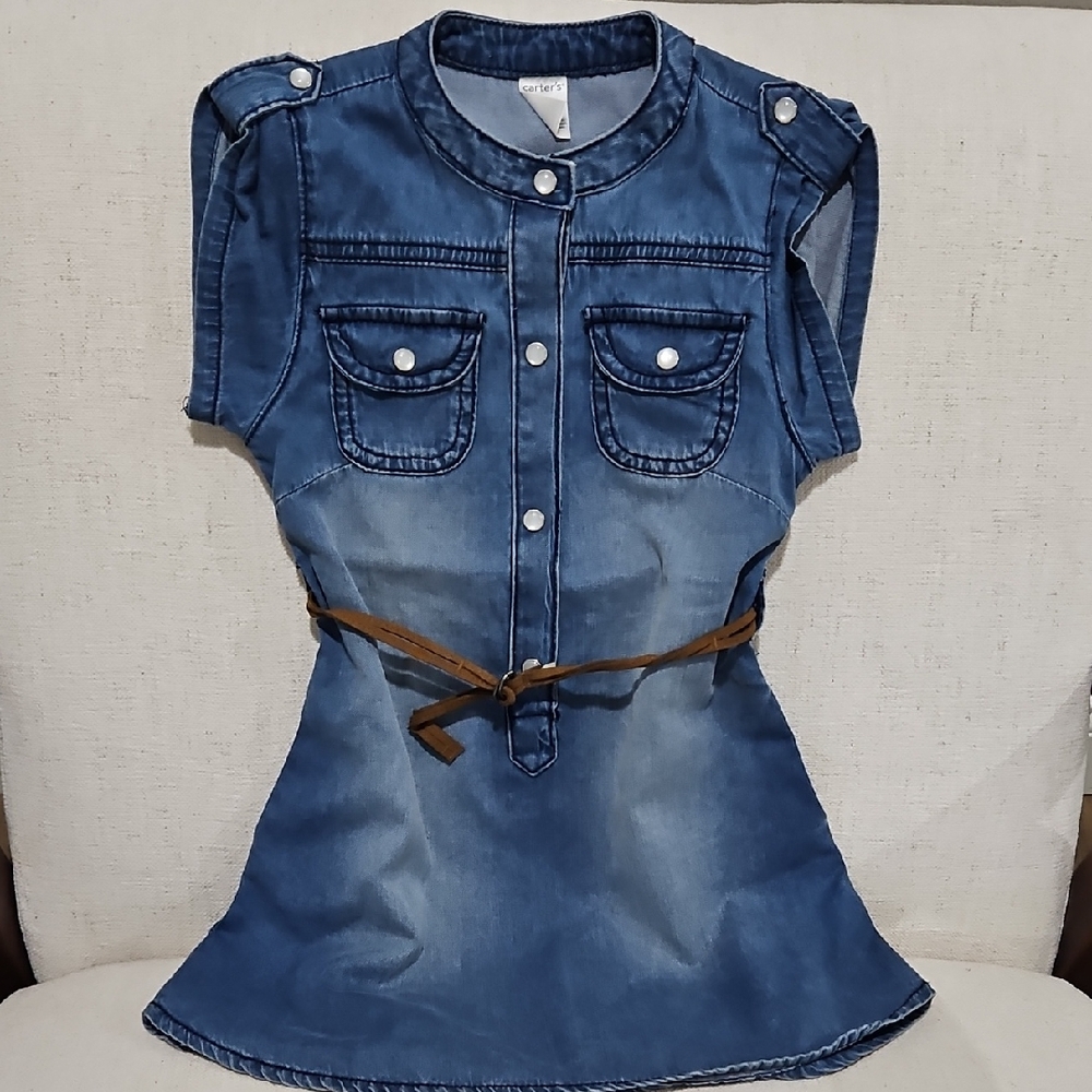 Carter's Blue Denim Casual Dress